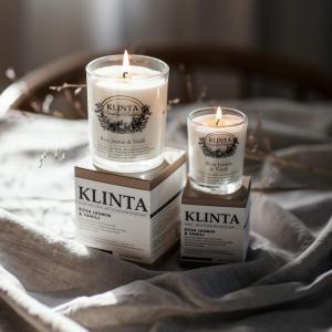 Klinta, Stora Doft- och massageljuset - Rosa Jasmin & Vanilj