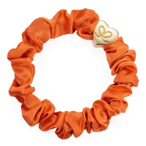Scrunchie, Orange Silkes snodd - byEloise
