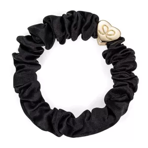 Scrunchie, Svart Silkes snodd - byEloise