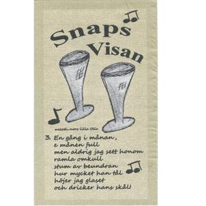 Servetter - Snapsvisor Beige (Buffé-format)