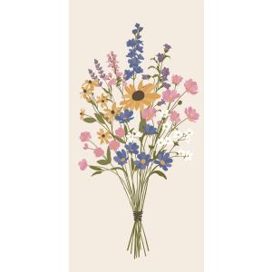 Servetter, Sommarbukett (10x20 cm) - Ib Laursen