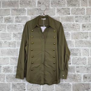 Skjorta med Napoleon-knäppning, Army Celino - Cabana Living