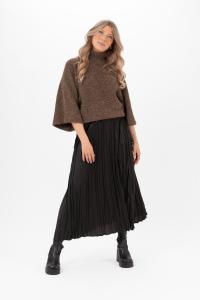 Kjol Plisserad, Svart Shiloh - Capri Collection
