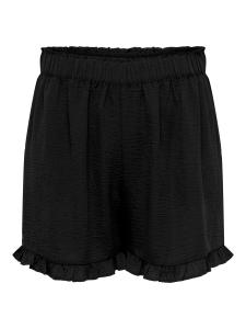 Svarta shorts med volang (Paello) - ONLY Carmakoma