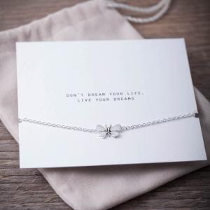 Silverarmband, Fjäril - by faith