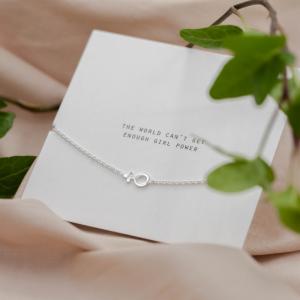 Silverarmband, Kvinnotecken - by faith