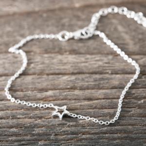 Silverarmband, Stjärna (Good friends...) - by faith