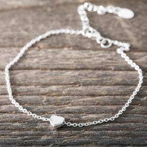 Silverarmband, Hjärta Soulmate (True friends...) - by faith