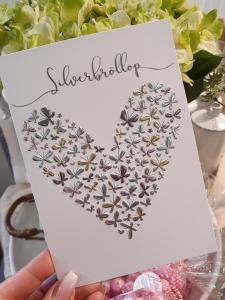 Silverbröllop, kort från Pictura