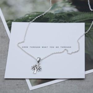 Silverhalsband, Livets träd - by faith