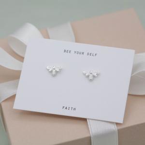 Silverörhängen, Bee Your Self - by faith