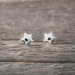 Silverörhängen Stjärna - by faith