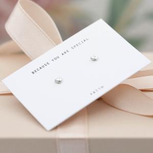 Silverörhängen, Hjärta - by faith