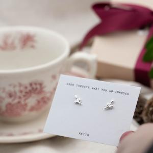 Silverörhängen, Löv (Livets träd) - by faith