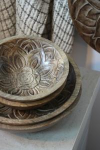 Majas Träskål Fleur Stor (dia 25 cm) - Majas Cottage