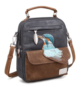 Axelremsväska, Kungsfiskare, Marin / Mörkbrun - HI-DI-HI