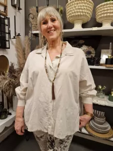 Skjorta Klassisk, Sand, London - Soulful Fashion