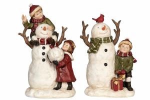 Snögubbe och två barn - A lot                      LEV OKT