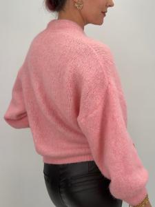 Stickad Omlottkofta, Rosa Sol - Gemini     BERÄKNAD LEV: JAN/FEB