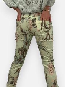 Byxa Storblommig Mint, Solveig - Gemini