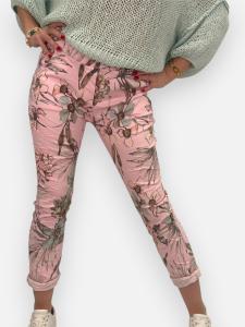 Byxa Storblommig Rosa, Solveig - Gemini