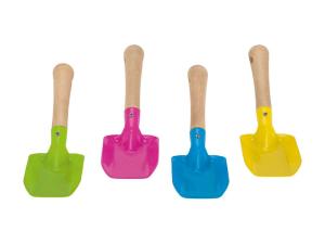 Spade Metall Med Trähandtag, 4-olika färger - Bromma Kortförlag