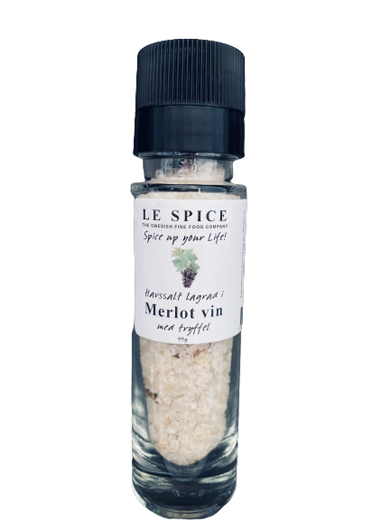 Tryffelsalt med Merlot vin - Le Spice