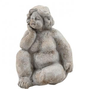 Sittande staty Edita - Miljögården