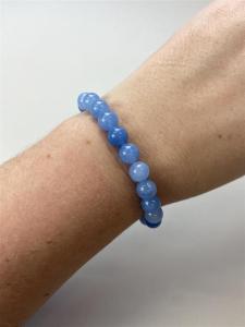 Armband med stenpärlor, Ljusblå - Mix by Heart