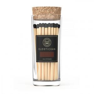 Eldstickan tändstickor, svart stor