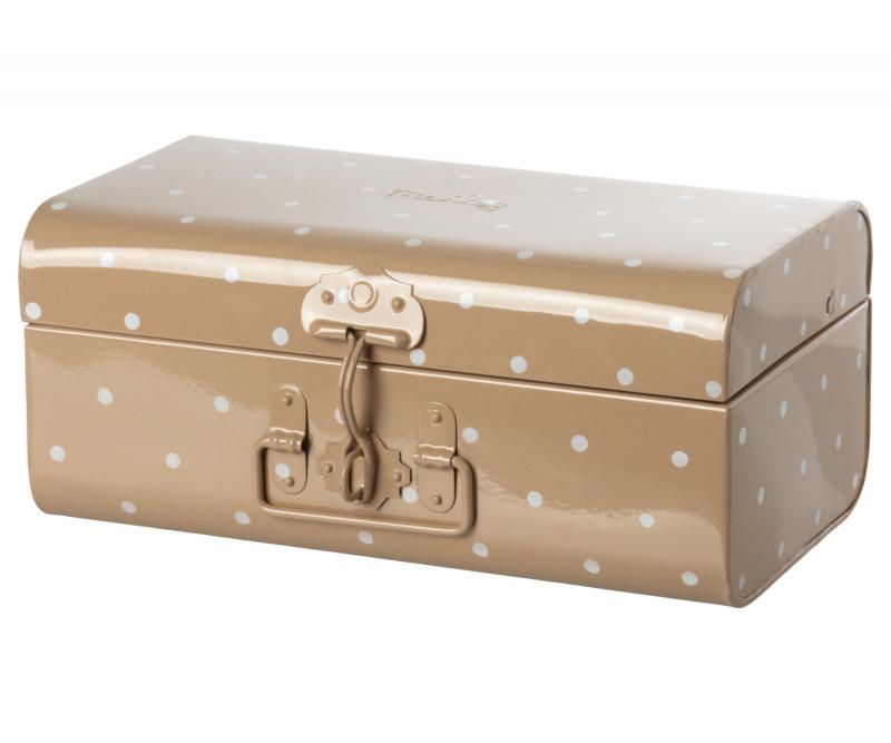 Storage suitcase, Small - Rose w. dots - Maileg
