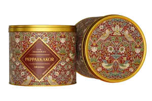 Morris Pepparkaksburk, Strawberry Thief Vinröd (430g)  - Finsmakeriet