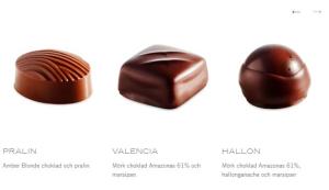 Collection 18, Gåvoask med 18 chokladbitar - Summerbird