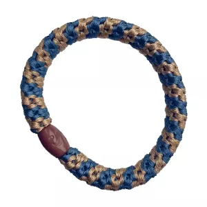 Supersnodden, Sand / Dusty Blue - Hårsnodd / Armband