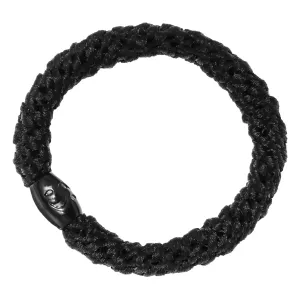 Supersnodden, Svart Glitter - Hårsnodd / Armband