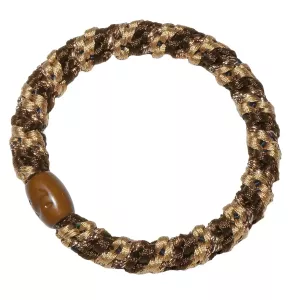 Supersnodden, Missoni Brown - Hårsnodd / Armband