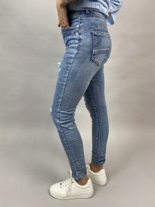 Jeans med slitna detaljer (Sussi) - Mix by Heart