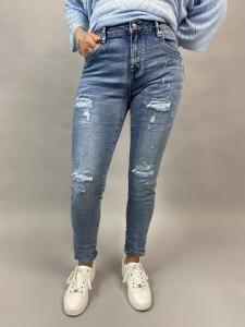 Jeans med slitna detaljer (Sussi) - Mix by Heart