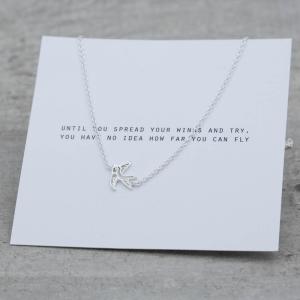 Halsband silver, Svala - by faith