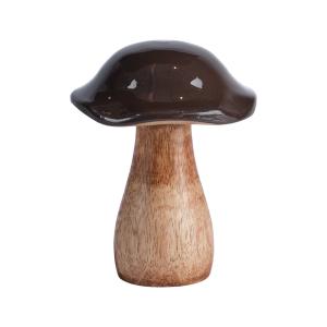 Svamp Brun / Natur, Höjd 12 cm - Affari