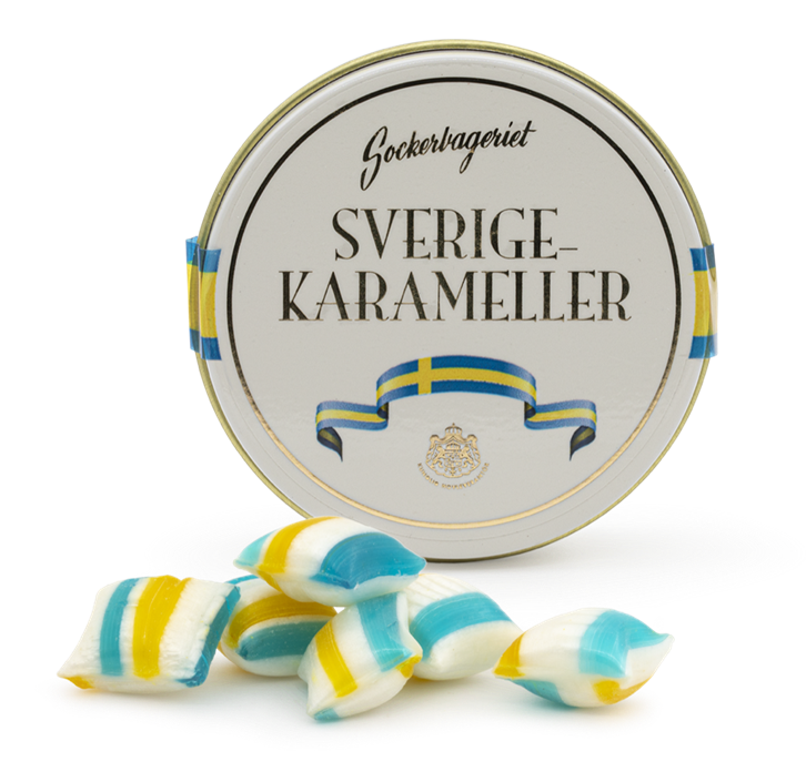 Sverige karameller i burk - Sockerbageriet