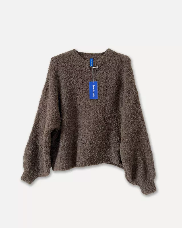 Rundhalsad Stickad Tröja, Mullvad, Cissi - Reunion Home