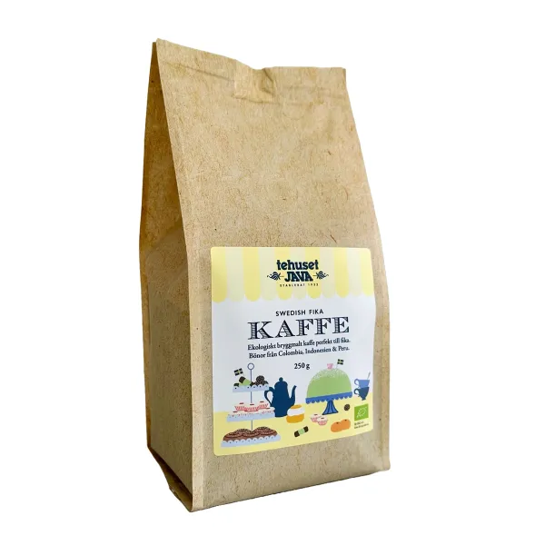 Ekologiskt Kaffe, Bryggmalet, Swedish Fika - Tehuset JAVA