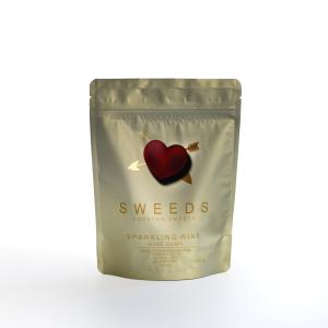 Sweeds Coctail Sweets, Sparkling Wine - Heart Edition (vingummi) 180 g påse