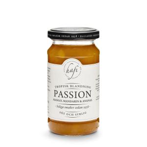 Sylt med smak av passion, mango, mandarin och ananas  - Hafi