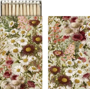 Tändsticksask Lila Blommor - Sköna Ting