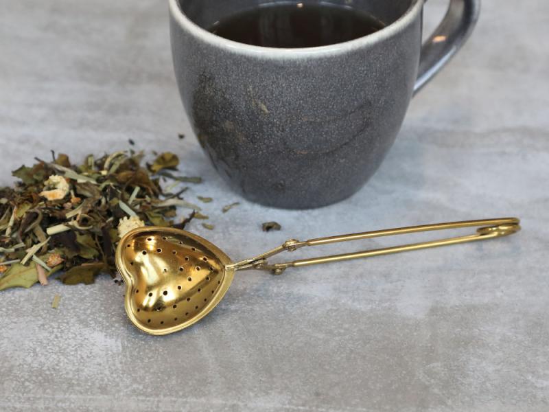 Tesil Hjärta, Mässing - Chic Antique