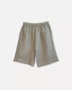 Linneshorts Taupe, Emilia - Reunion