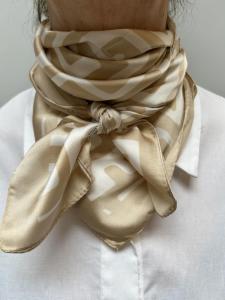 Scarves Labyrint Sand (70x70 cm) - Three M