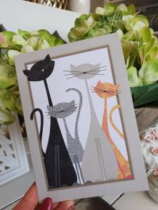 Kort med motiv av katter, från Pictura
